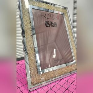 Oleg Cassini Ice Champagne Crystals 5" x 7" Picutre Frame